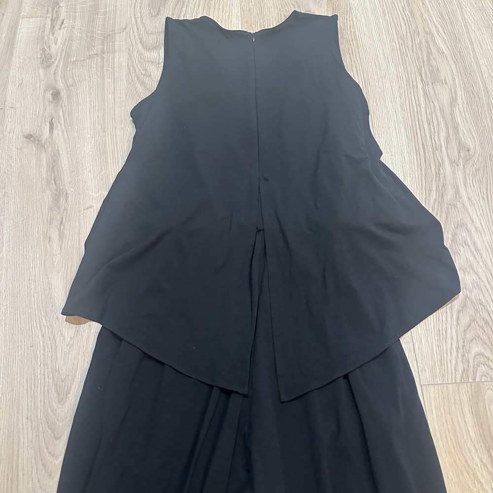 IENA Romper Jumpsuit Black Japanese Sz 40 US Size 8 Medium. Minimalist Quiet Lux - Picture 9 of 9